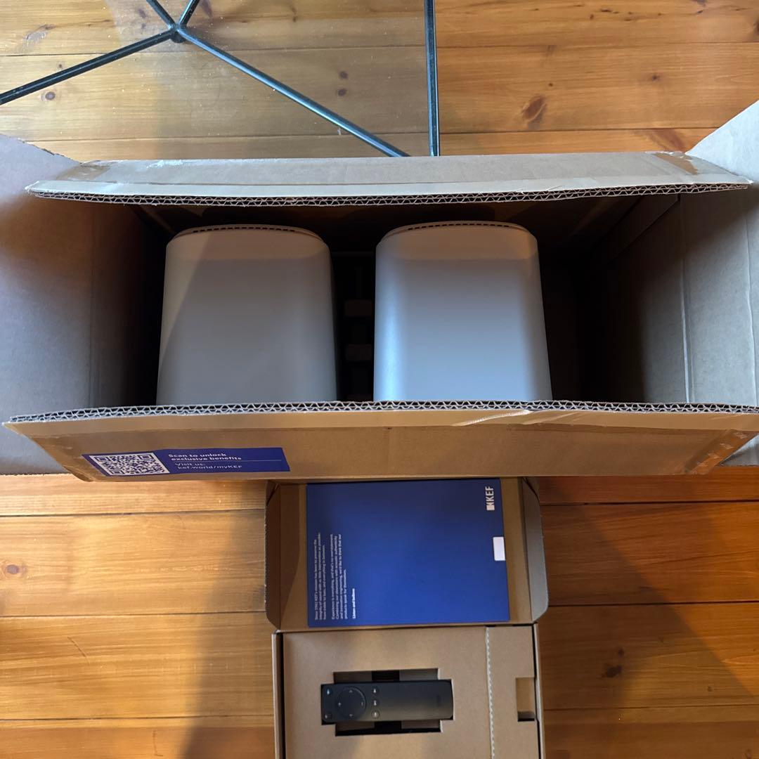 KEF LSX II LT 　ストーンホワイト美品