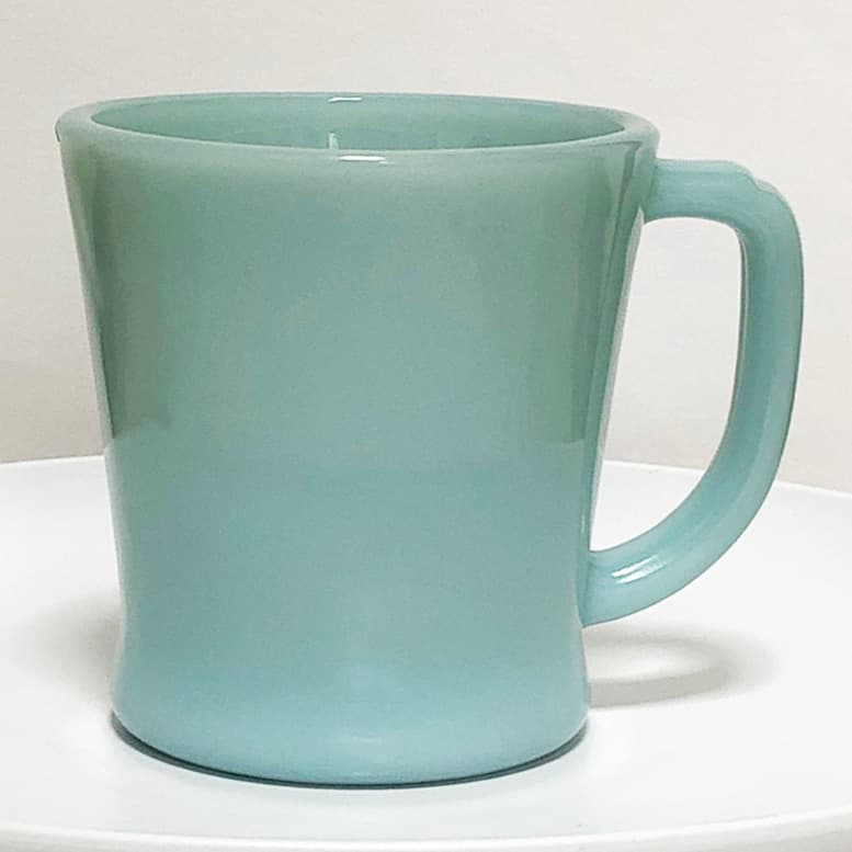 fire king D ハンドル マグ ターコイズブルー １点　＃002