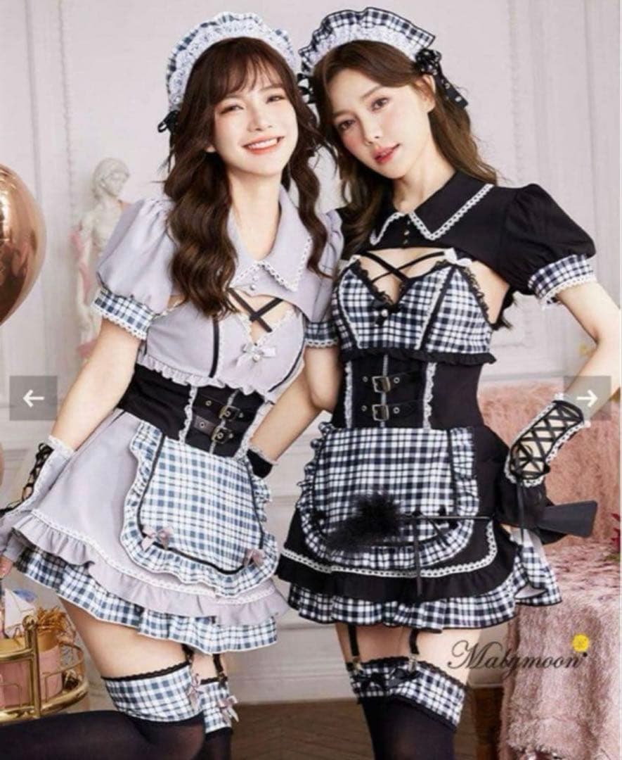 Malymoon マリームーン チェック柄メイドコスチューム