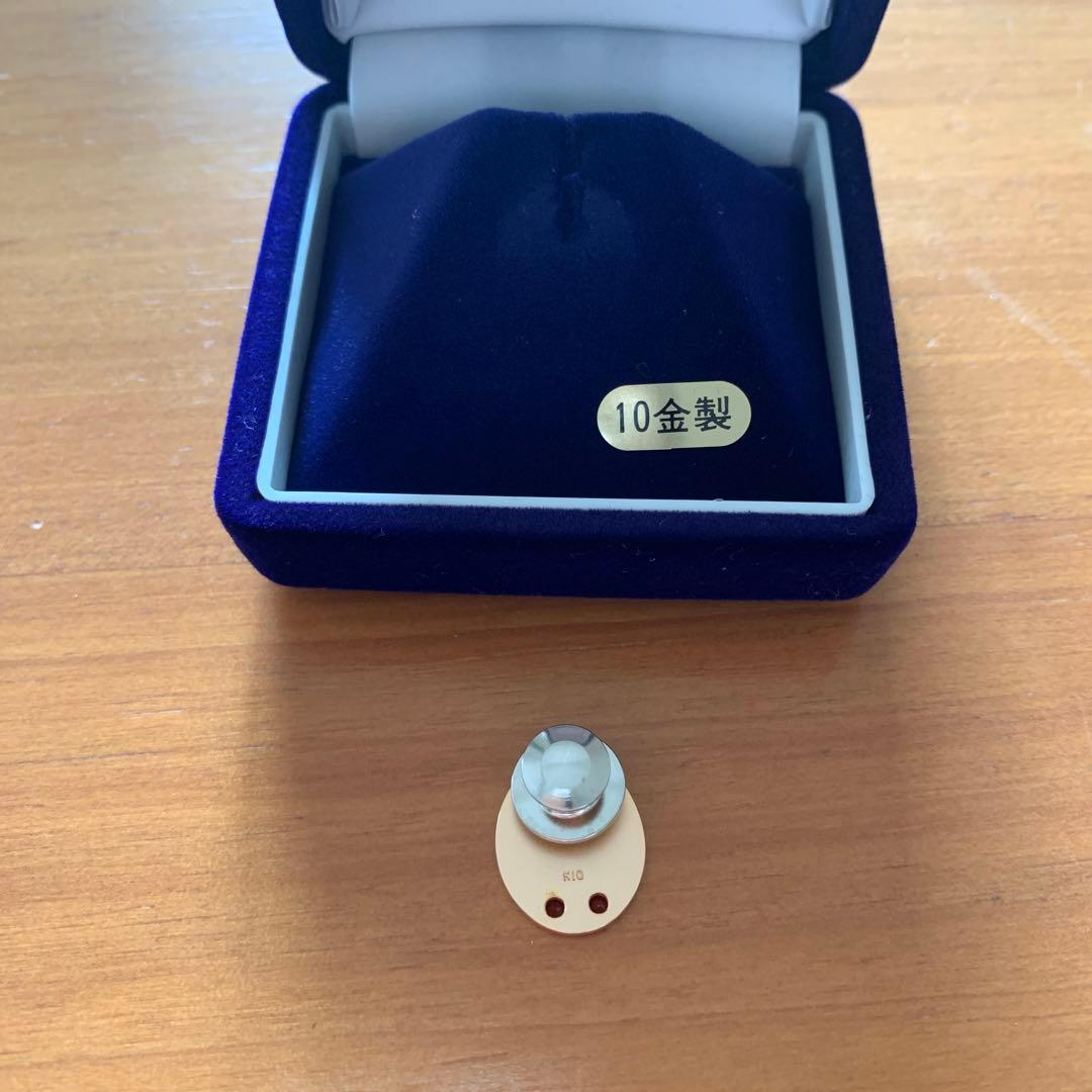 10金製　ピンバッジ　イーグル　フォーエバー　forever