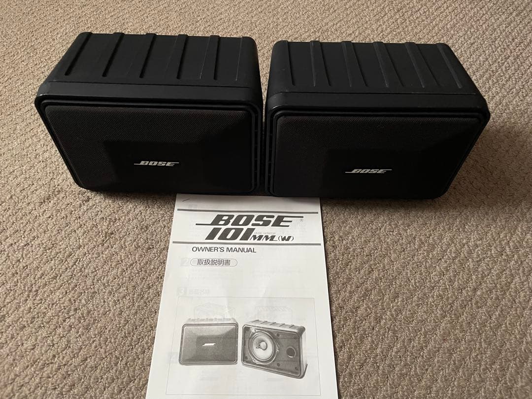 【良品】BOSE 101MM シリアル連番鳥マークスピーカー
