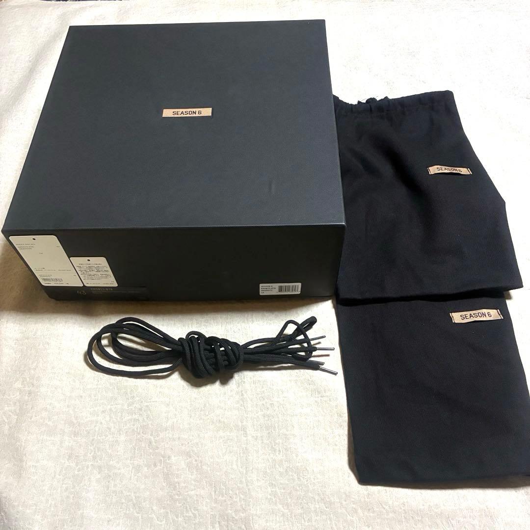 yeezy season 6 suede combat boot ブラック