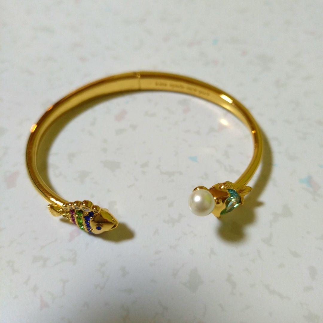 【新品・未使用】kate spade new york 魚モチーフバングル