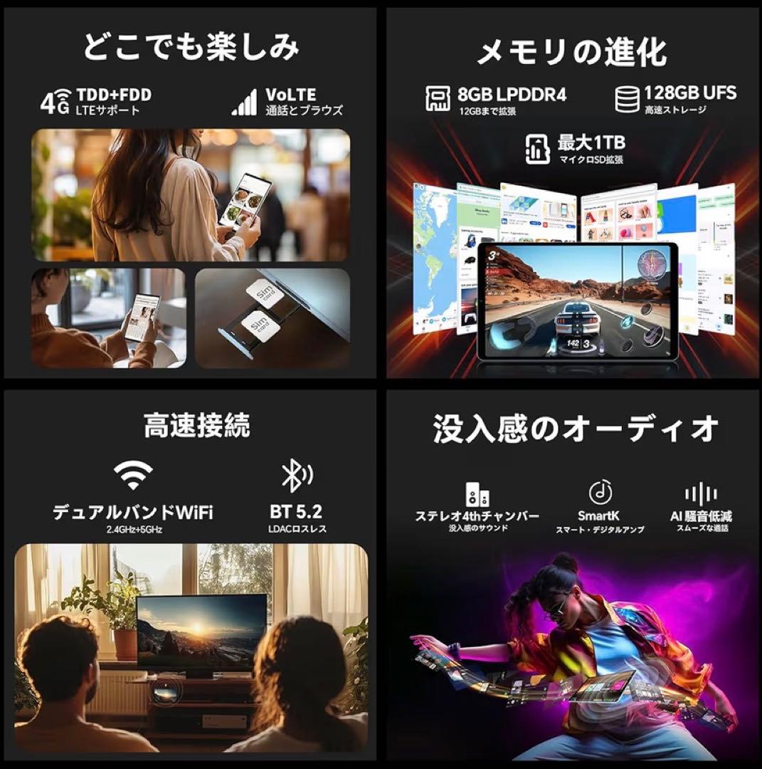 タブレット 8インチ TECLAST T50 Mini Helio G99