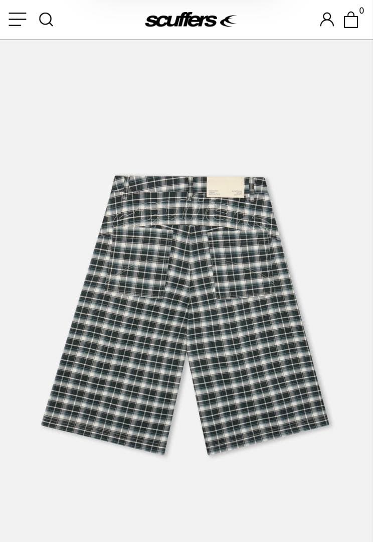 Scuffers　チェックワイドジョーツ