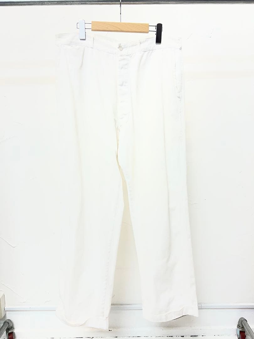 60s ワークパンツ　ホワイト　made in usa ビッグサイズ