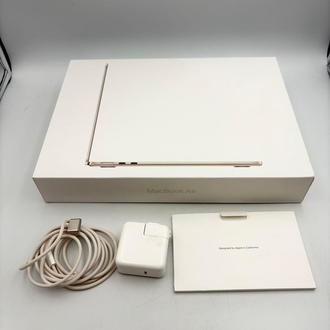 アップル マックブックエアー M2チップ搭載 13インチ 0819-S6679h