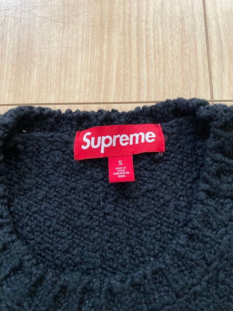 SUPREME 24SS Bouclé Small box sweater