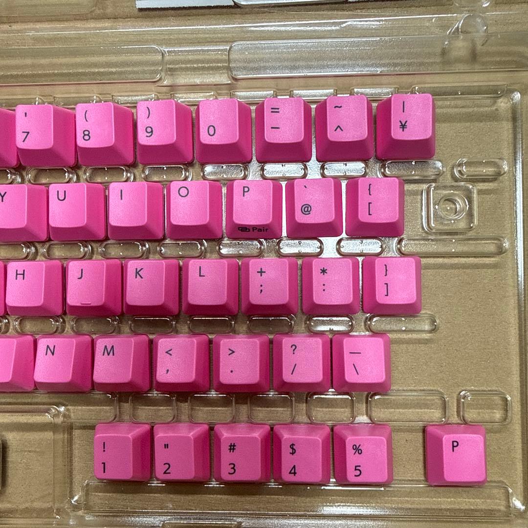 REALFORCE　カラーキーキャップ　R3/R3S　ピンク　M0344J