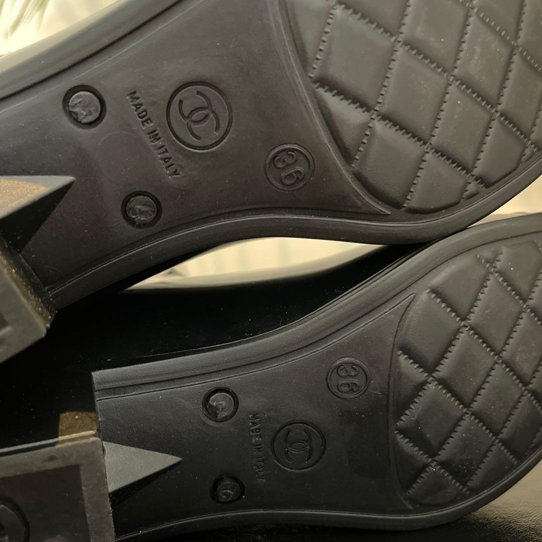 CHANEL シャネル　カメリア　ブーツ　36(22.5)