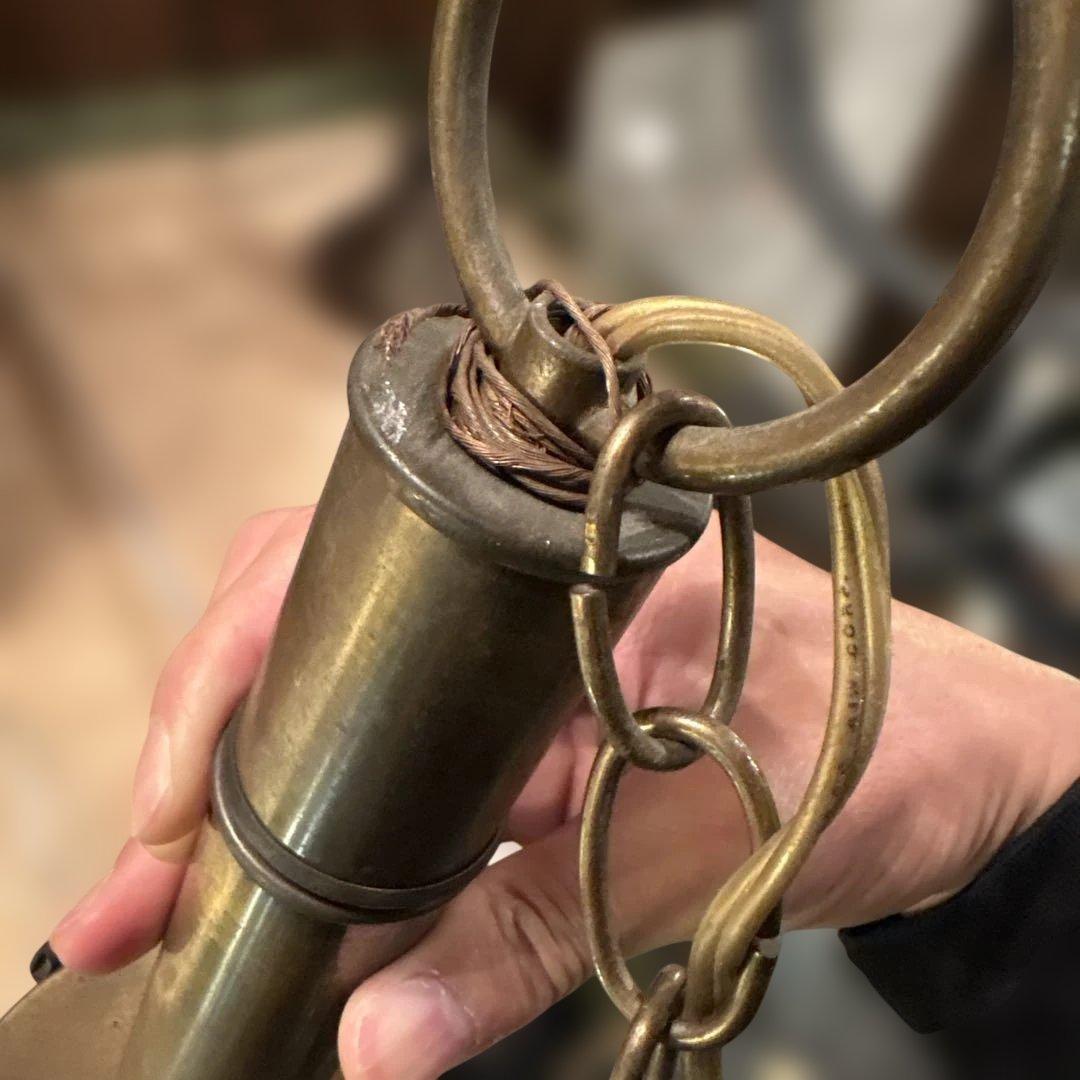 ヴィンテージ 6灯ペンダントライト アンティーク　ミッドセンチュリー