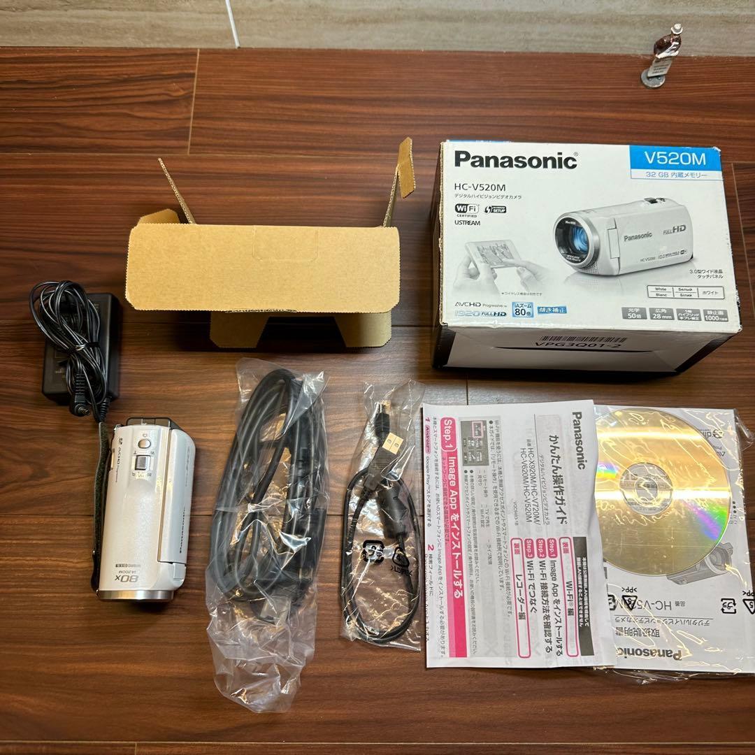 Panasonic HC-V520M ビデオカメラ 5340