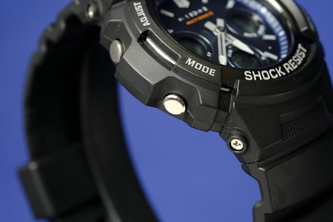 【良品】CASIO G-SHOCK AWG-M100SB 箱あり(129)