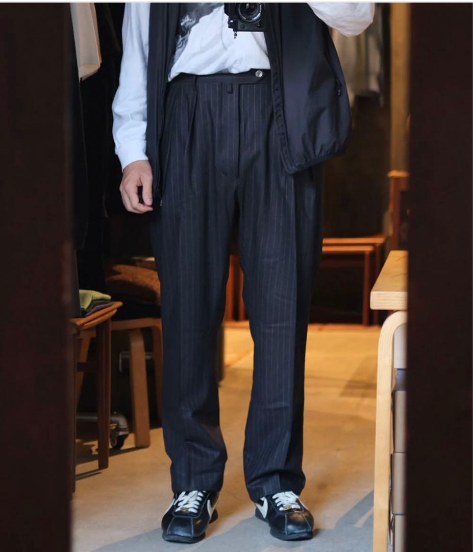 パンツ NEAT 140's Wool Pinstripe STANDARD