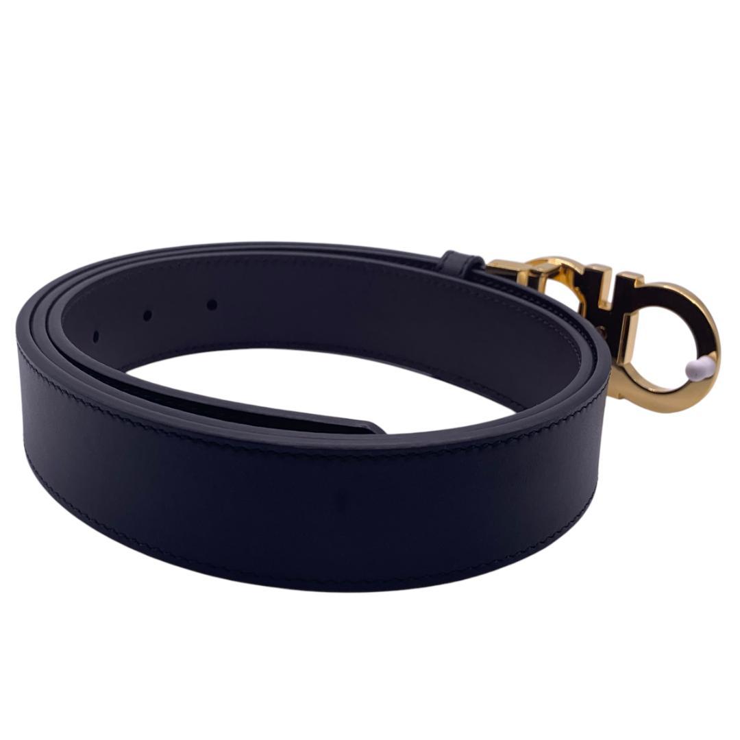 美品Ferragamo フェラガモ　ベルト リバーシブル　調整可 最大120cm