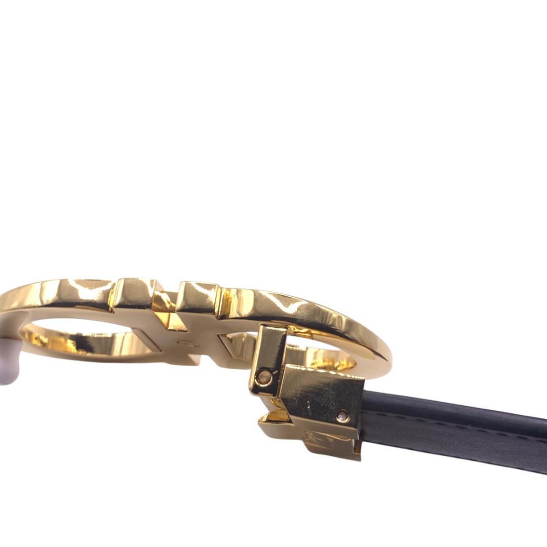 美品Ferragamo フェラガモ　ベルト リバーシブル　調整可 最大120cm