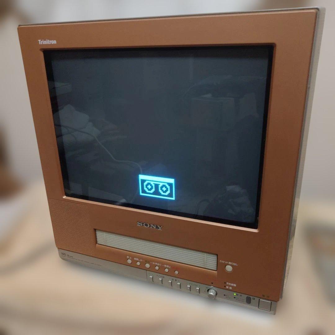 SONY Trinitron ブラウン管テレビデオ