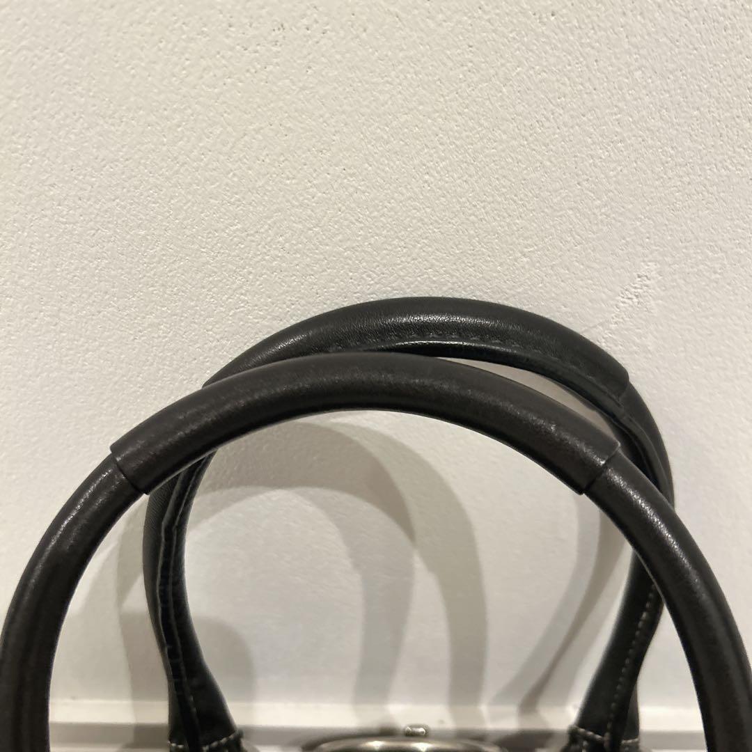 COACH コーチハンドバッグ　ソーホーレザーサッチェル　ブラック　黒　8A10