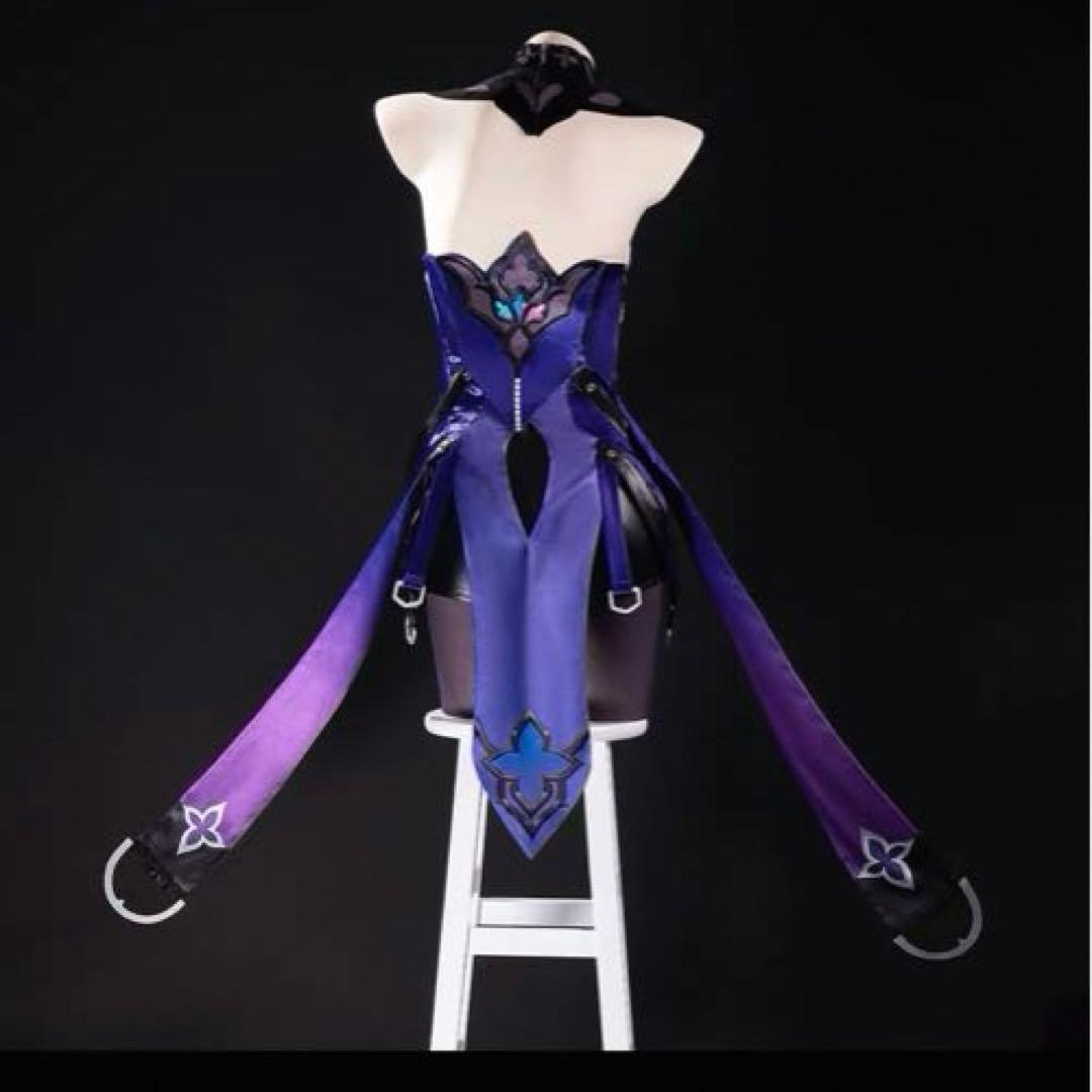 スタレ ブラックスワン コスプレ衣装(Lサイズ)+セット済ウィッグ