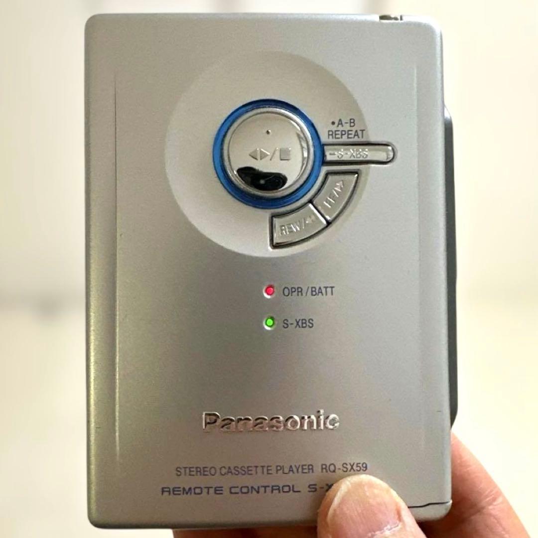 【極美品DE修復品】Panasonic カセット プレーヤー RQ-SX59
