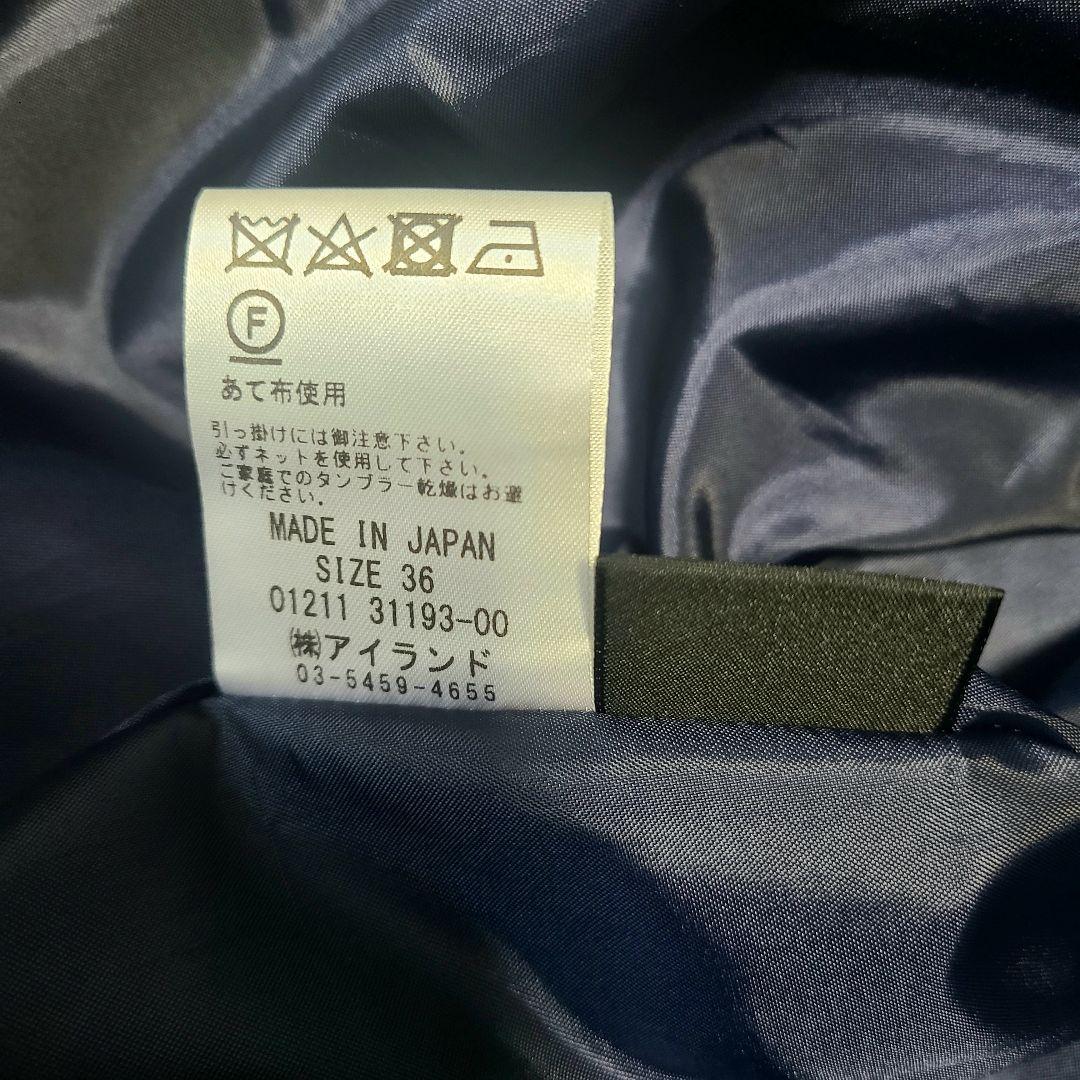 【☆美品☆】1度のみ着用[定価5万4千円]花柄ネイビー長袖ワンピース