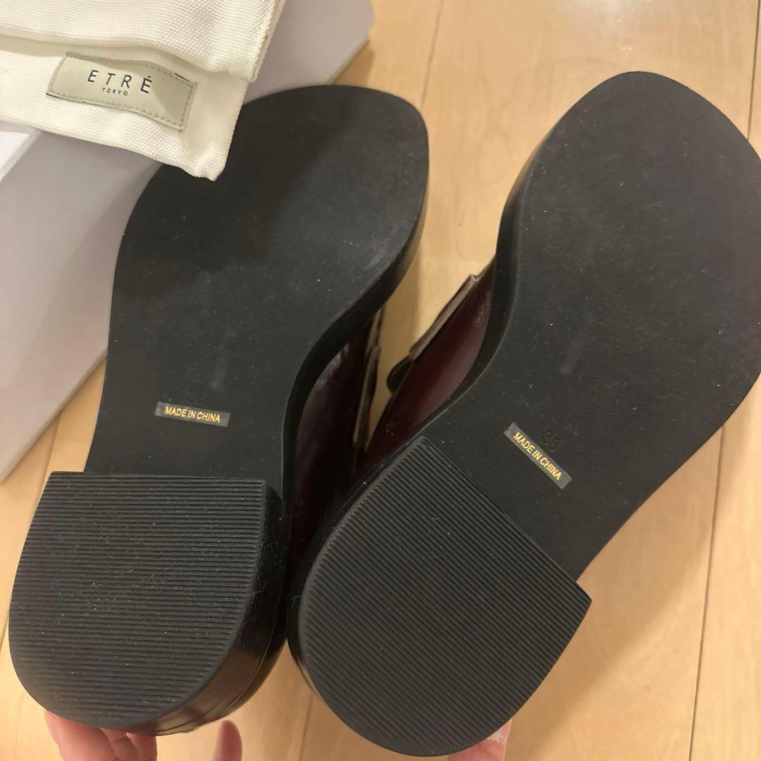 ETRE TOKYO 完売 ボリュームソールローファー ブラウン 未使用