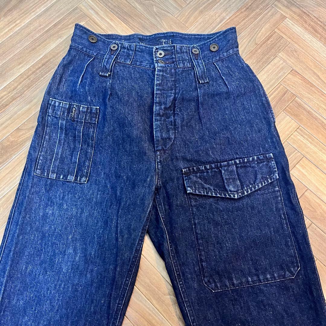 希少　ナイジェルケーボン　ブリティッシュアーミーパンツ　デニム　日本製　W30