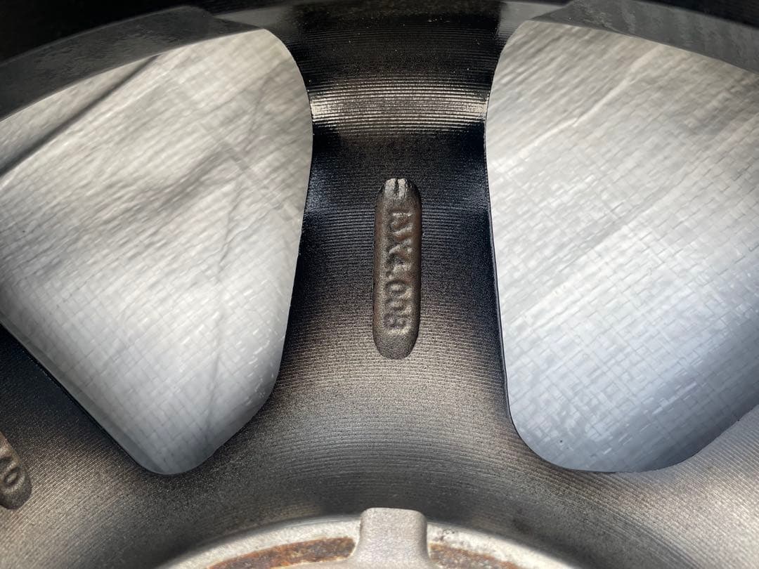 美品深溝23年 ダンロップ155/65R13 ［タイヤホイールセット］黒ホイール