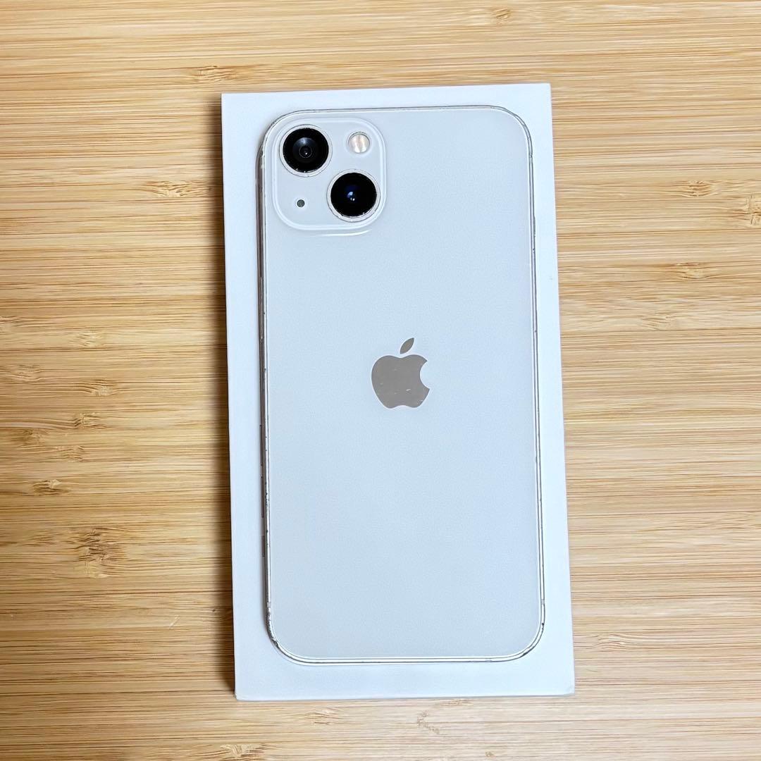 【動作良好】iPhone 13 128GB スターライト　SIMフリー　本体