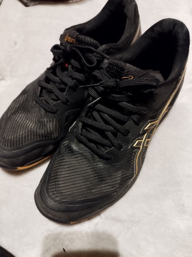 asics JAPAN 27.5 バレーボールシューズ 黒