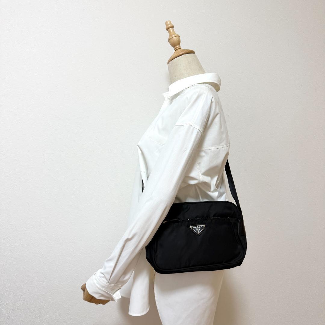 ✨極美品✨ PRADA プラダ テスートナイロン ショルダーバッグ クロスボディ