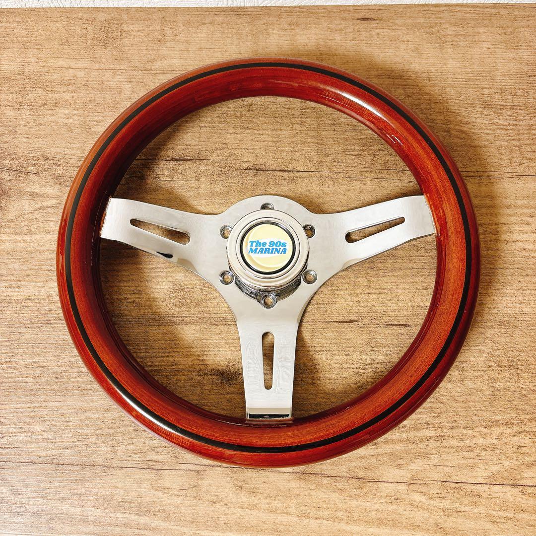 ウッドハンドル　ウッドステアリング　小径　29Φ USDM 旧車　アメリカン