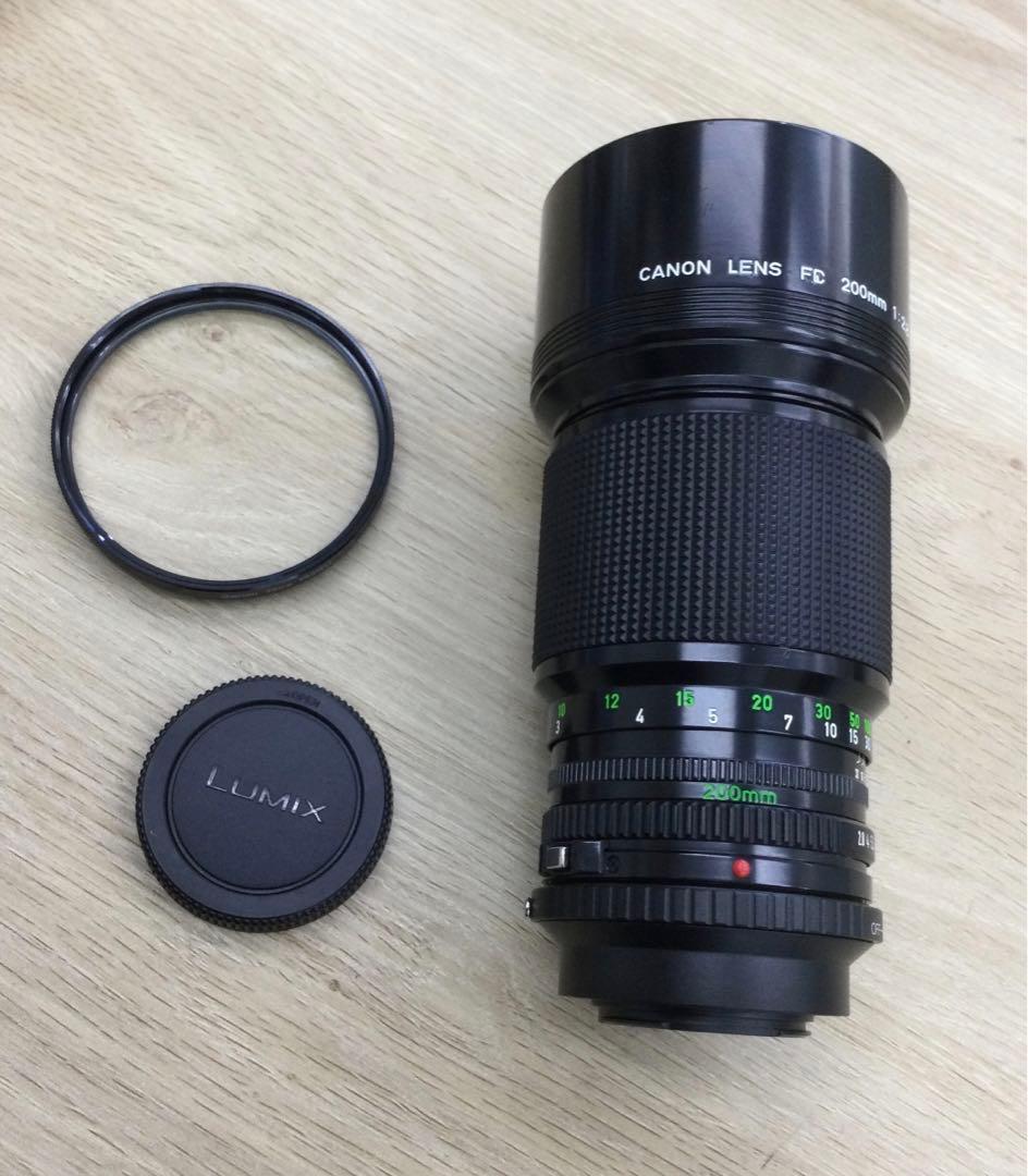 61、Canon 200mm f/2.8 単焦点レンズ