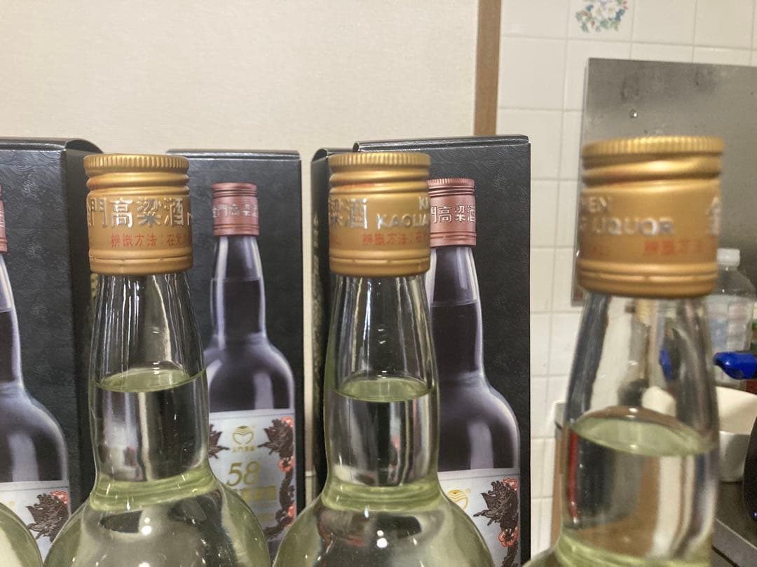 台湾 金門高梁酒 蒸留酒 600ml 58% 5本セット