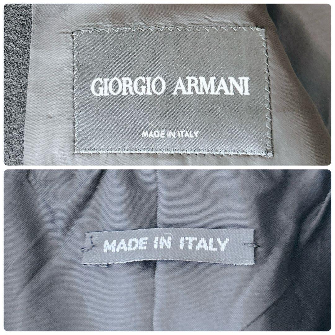 稀少XXXL◎ ジョルジオアルマーニ　スーツ　セットアップ　ブラック