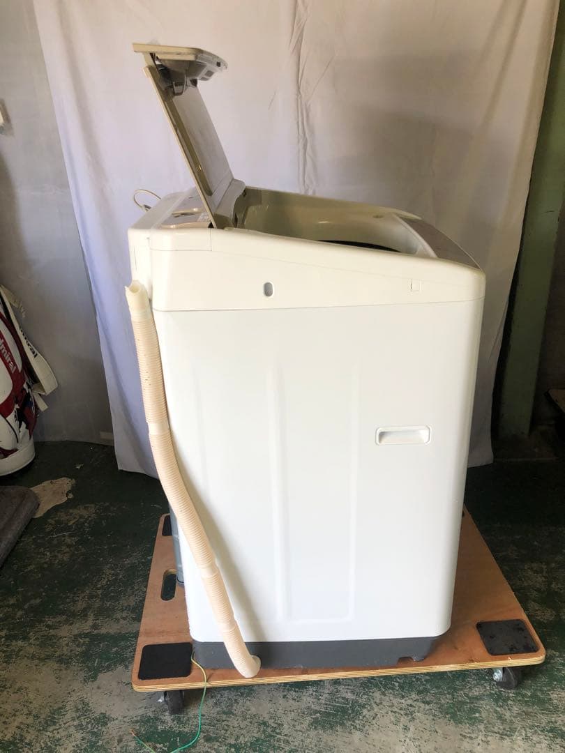 10h1 HITACHI 8kg 全自動洗濯機 BW-V80G 2022年