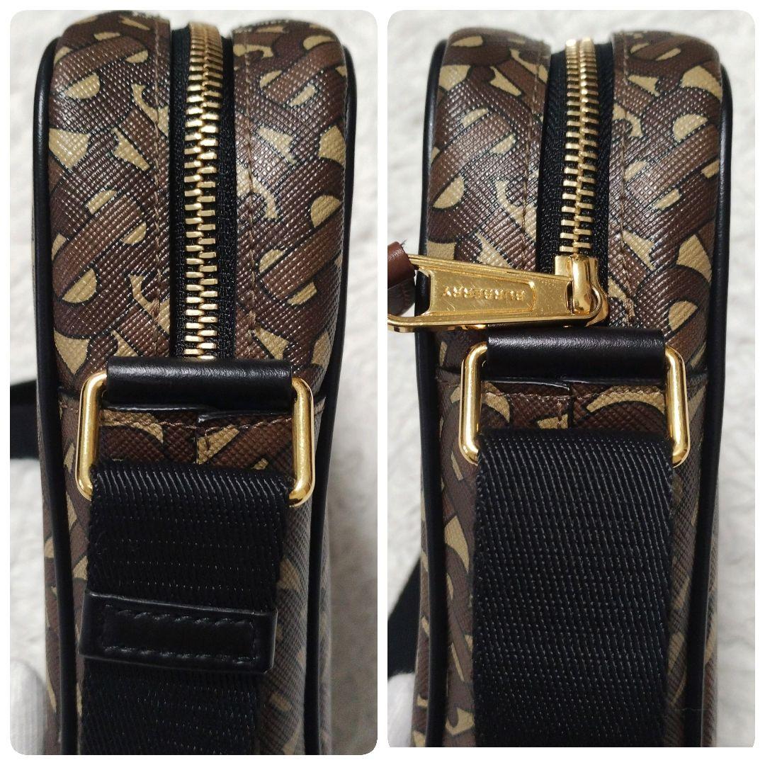 【美品】バーバリー ショルダーバッグ PVC 総柄 TBモノグラム ユニセックス