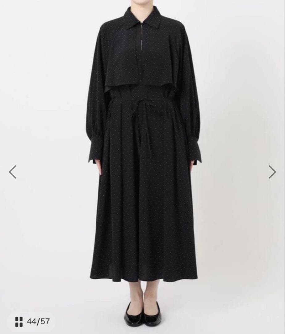 【本日まで】IENA ドットサッシュワンピース