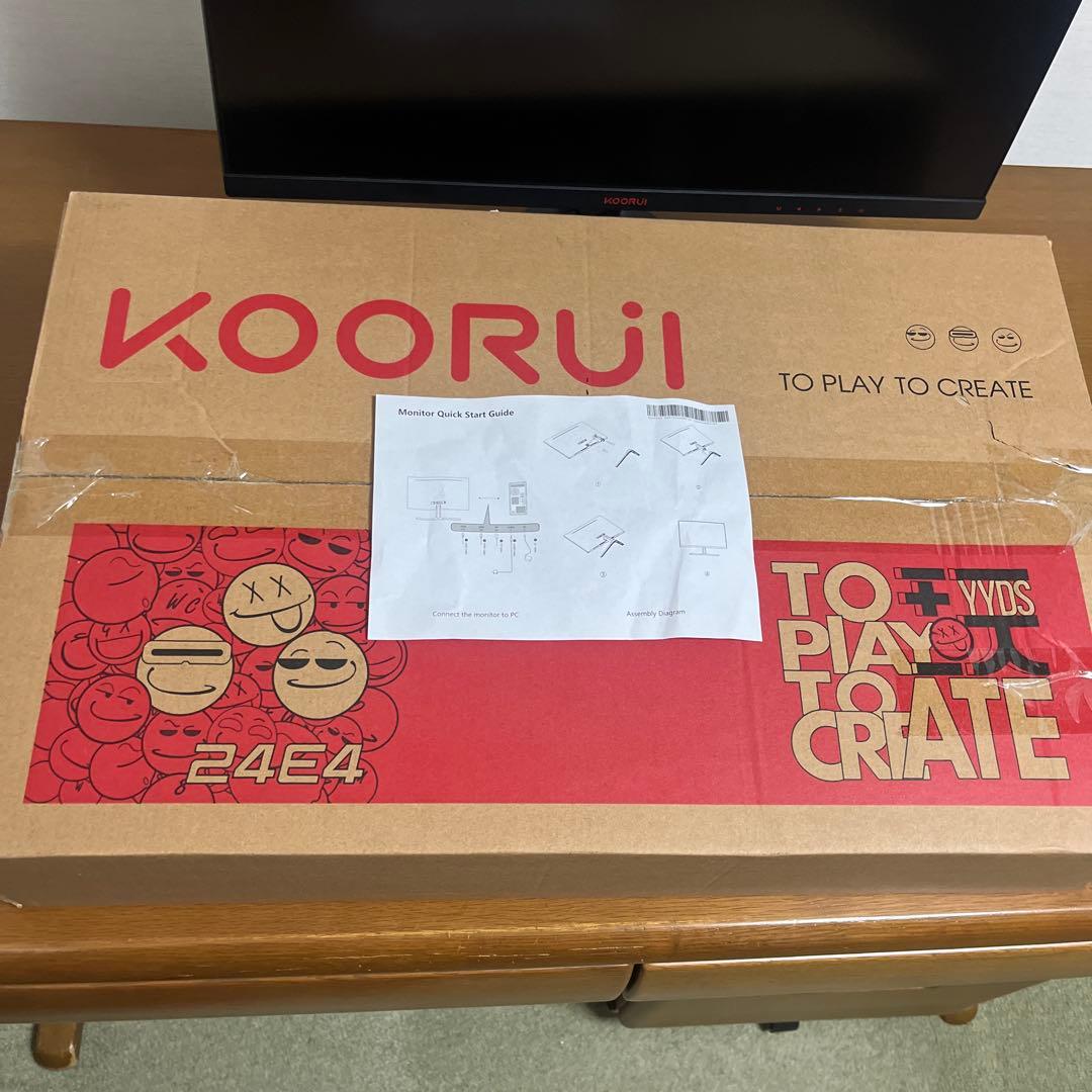 KOORUI 24E4 ゲーミングモニター 24インチ