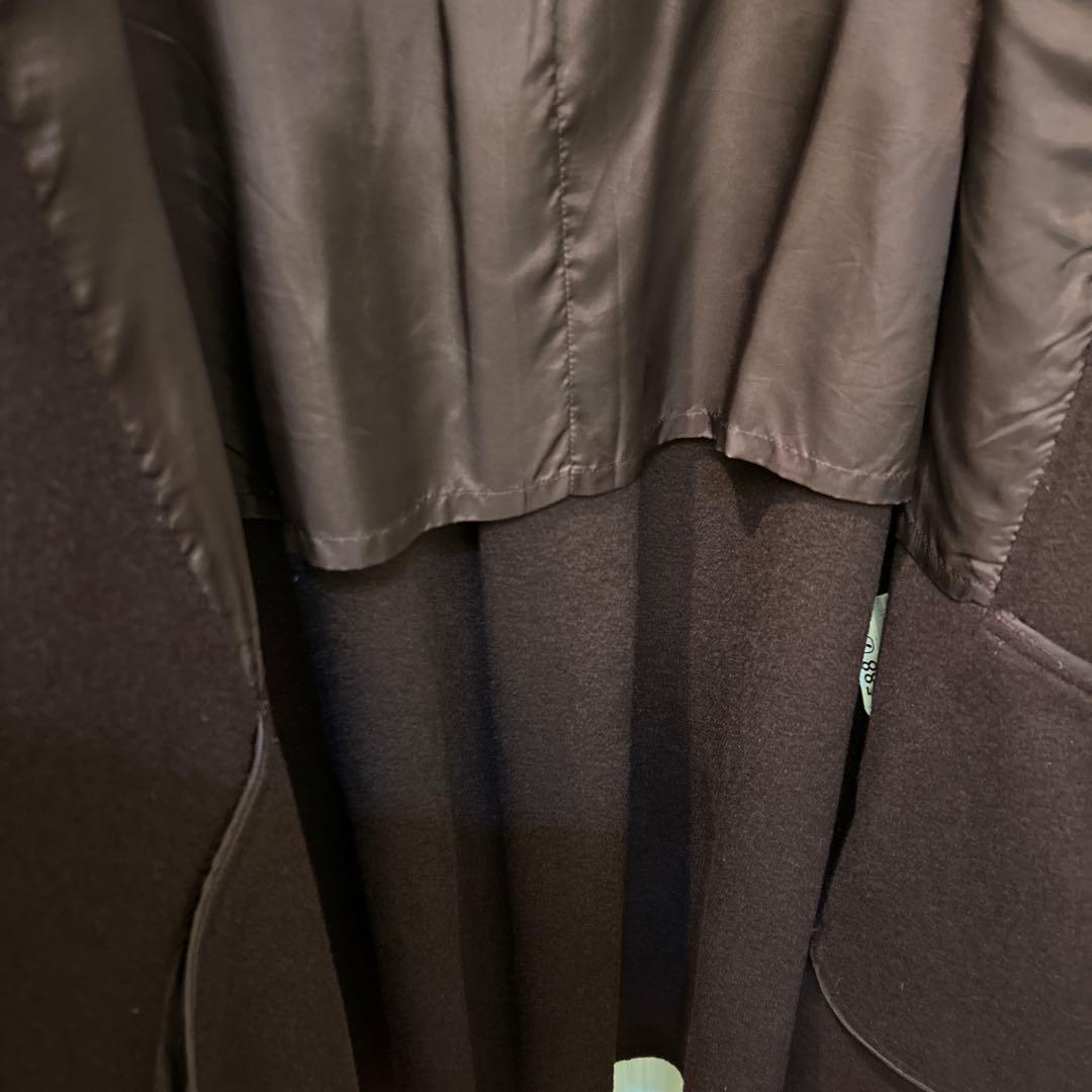 モリハナエ、カシミヤ100%半コート