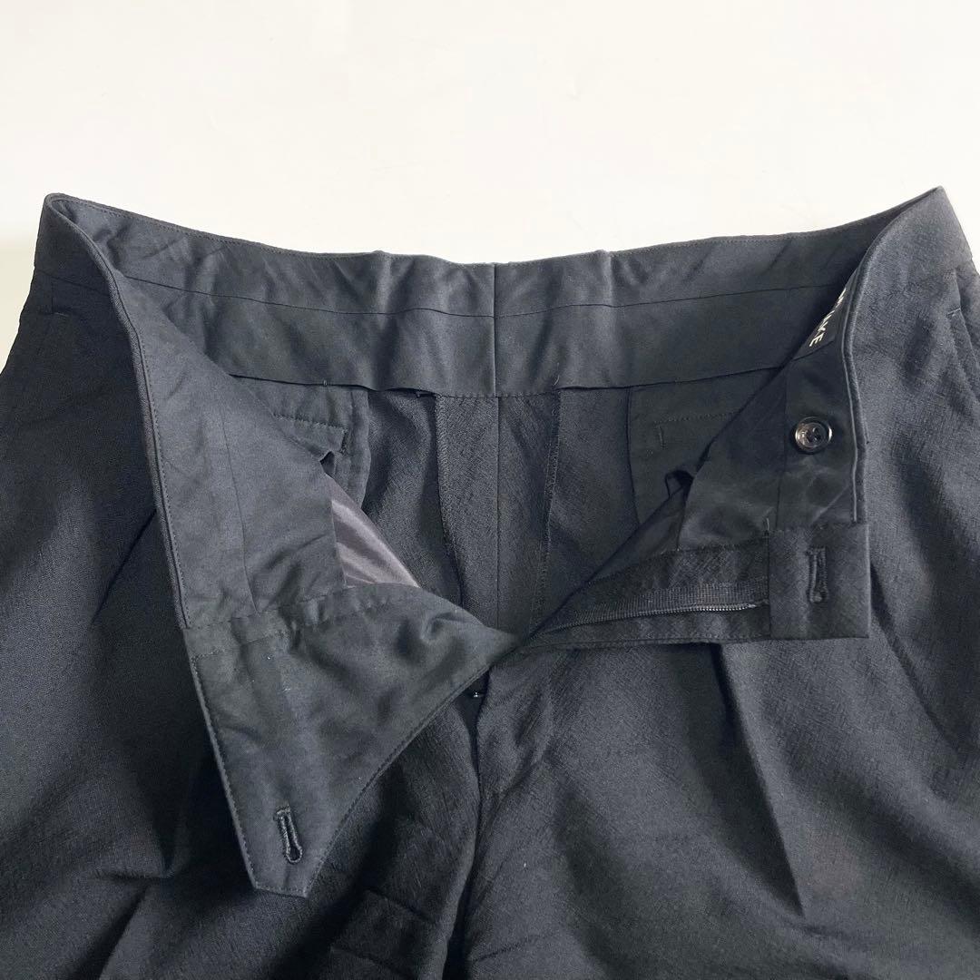 r*n様 ISSEY MIYAKE MEN 縮絨ウール 黒 スラックス 5/2X