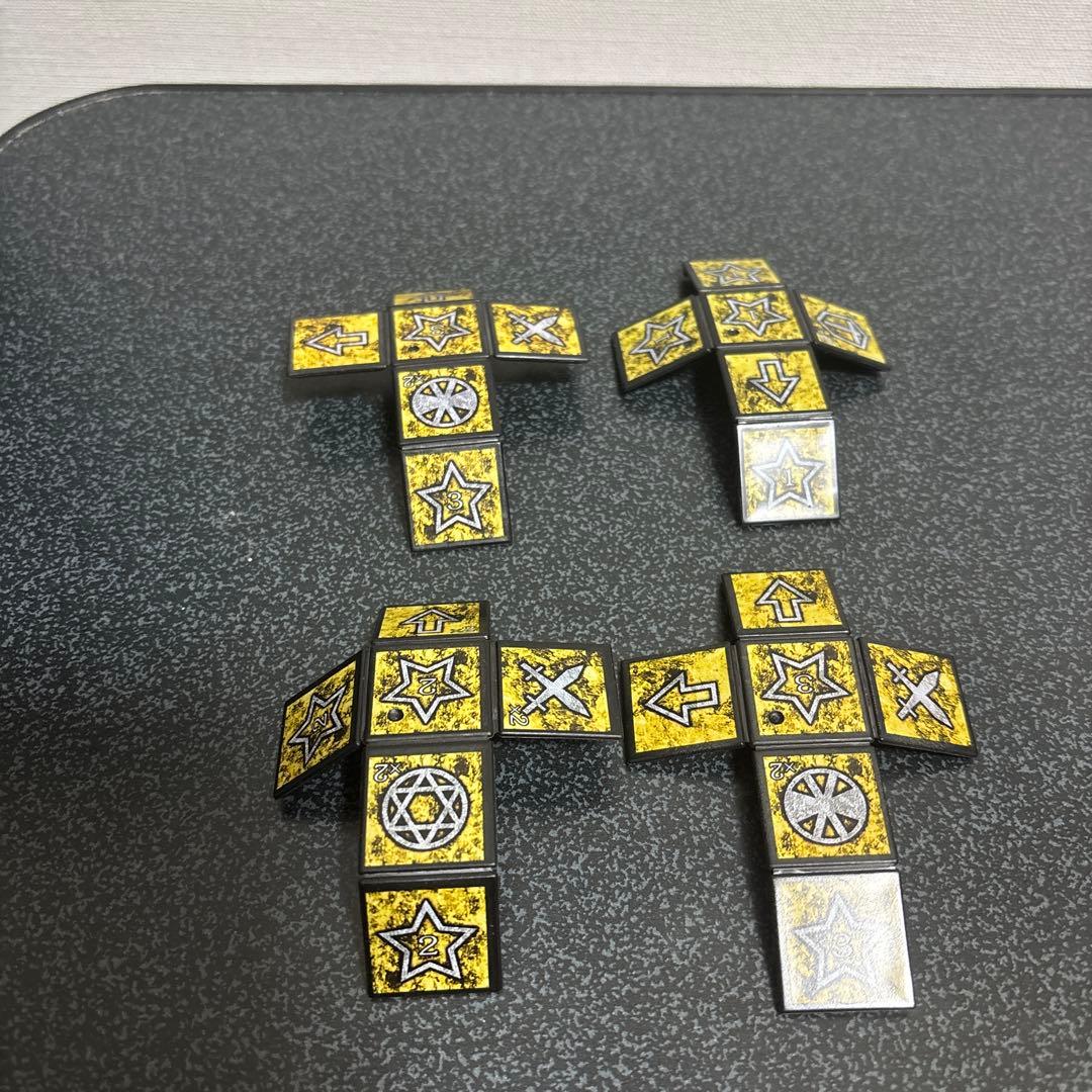 (傷あり、説明書無し、一体破損)ダンジョンダイスモンスターズスターターセット