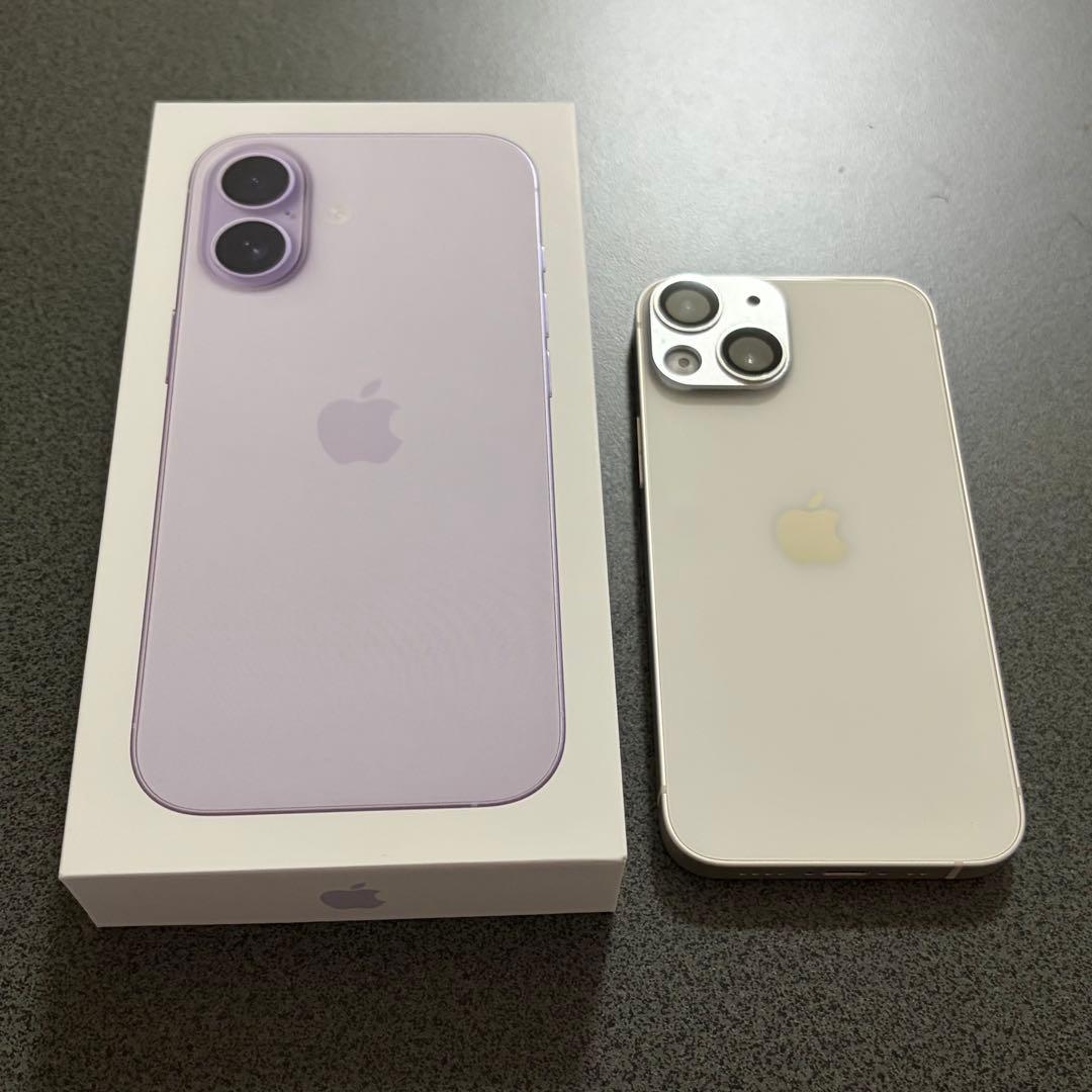 iPhone13mini/スターライト256GB SIMフリー/バッテリー74%