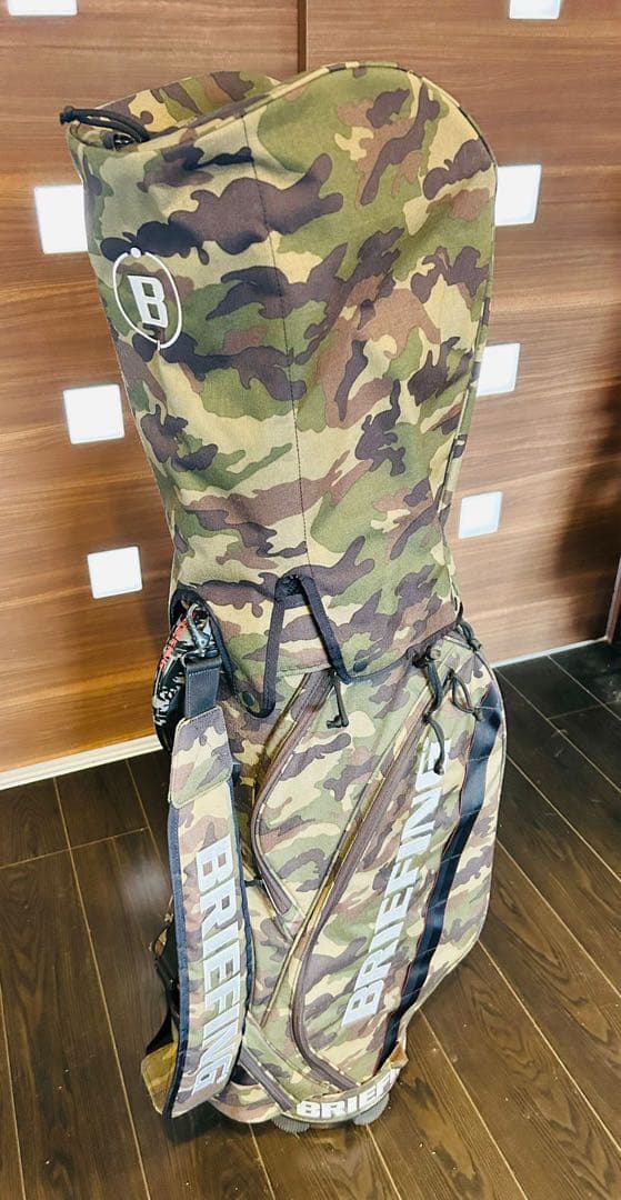 新価格！　BRIEFING ブリーフィング　迷彩カモフラ　ゴルフバック　CR-5