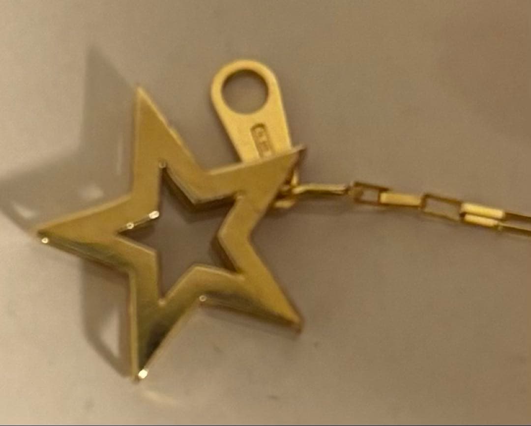 ◆ EYEFUNNY 750ゴールド 星形チャーム ◆