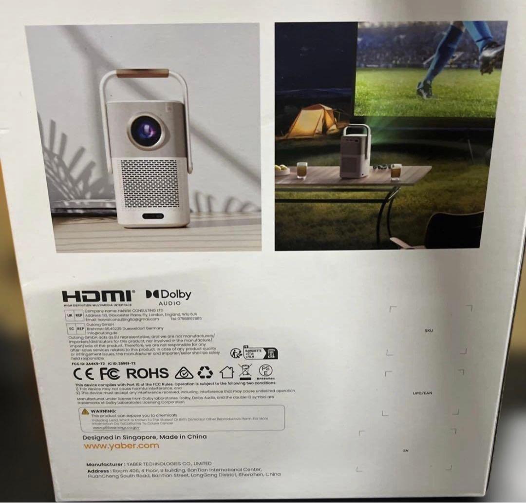 プロジェクター Yaber Projector T2