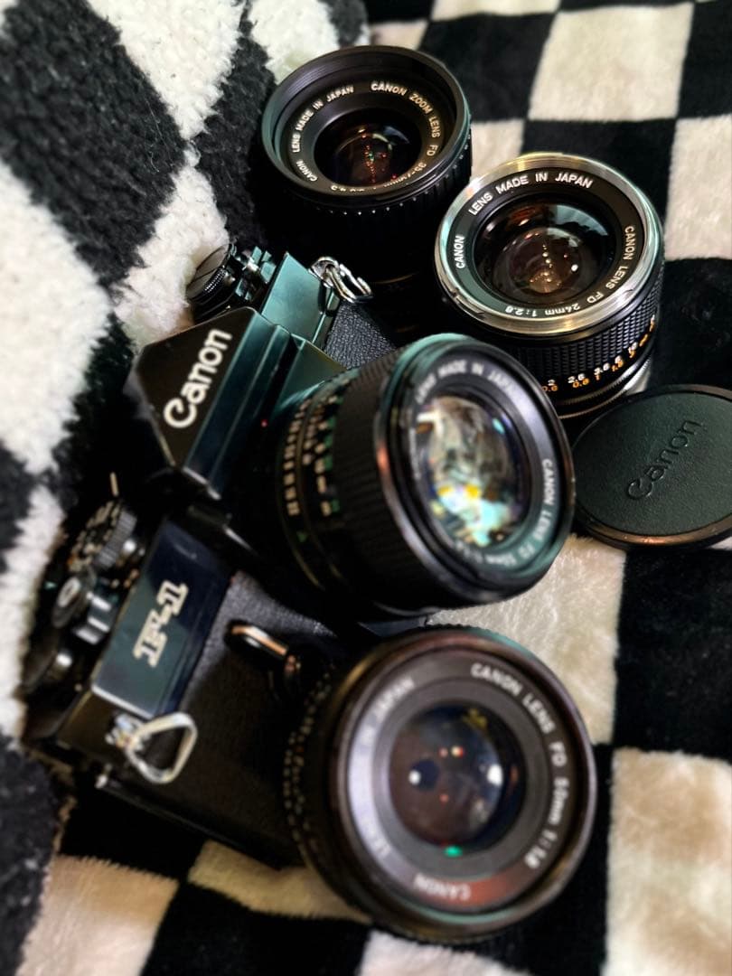 Canon F-1 一眼レフカメラ レンズ4本セット