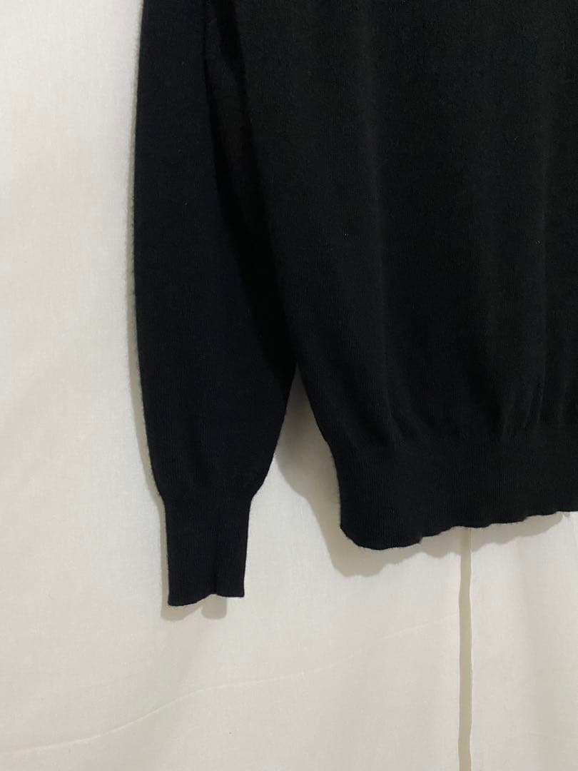 80s BALLANTYNE バランタイン カシミア ブラック 黒 40