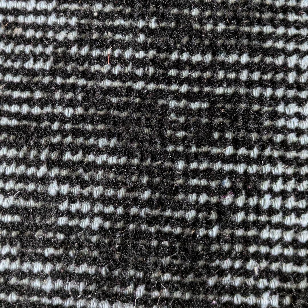 86×176 オーバーダイ　ブラックダークネイビー　トルコヴィンテージラグ