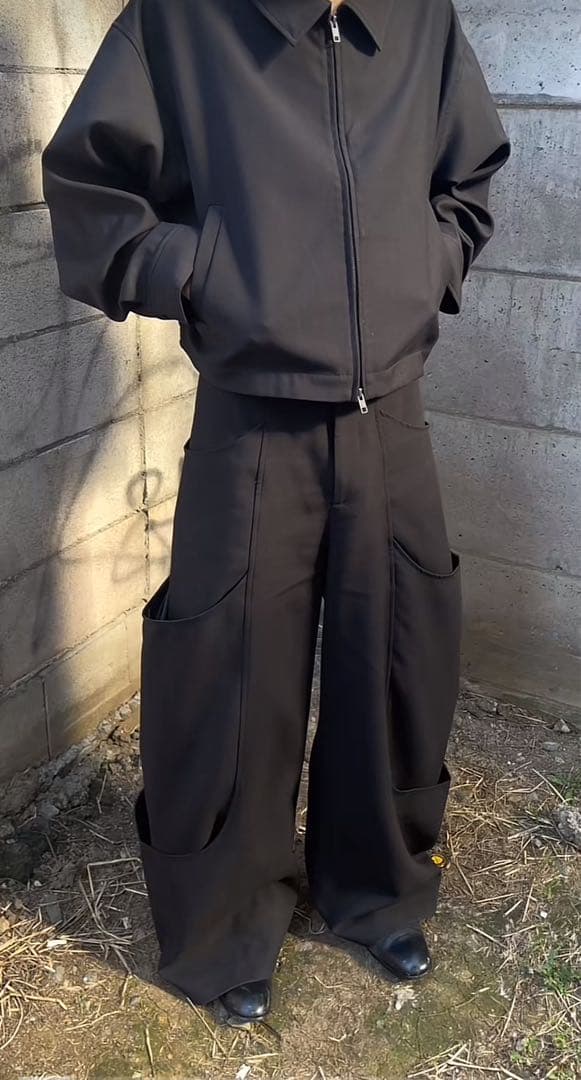 Goat essence TUCK SIDE POCKET PANTS サイズ3